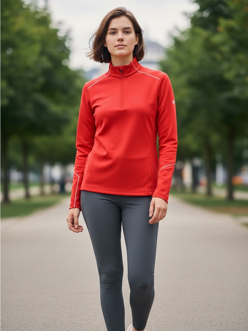 Callaway Women's Red Quarter-Zip Performance Pullover